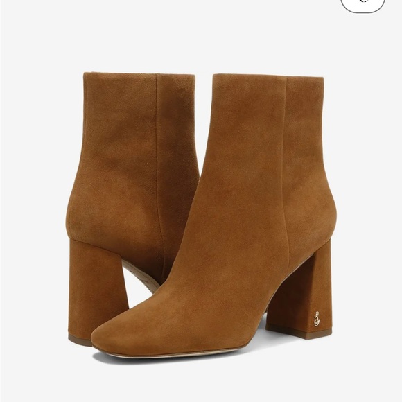 Sam Edelman Codie Boots in Frontier Brown - Picture 2 of 9